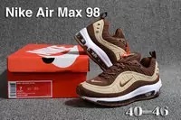 nike air max 98 acheter running chaussures sneakers riz brun